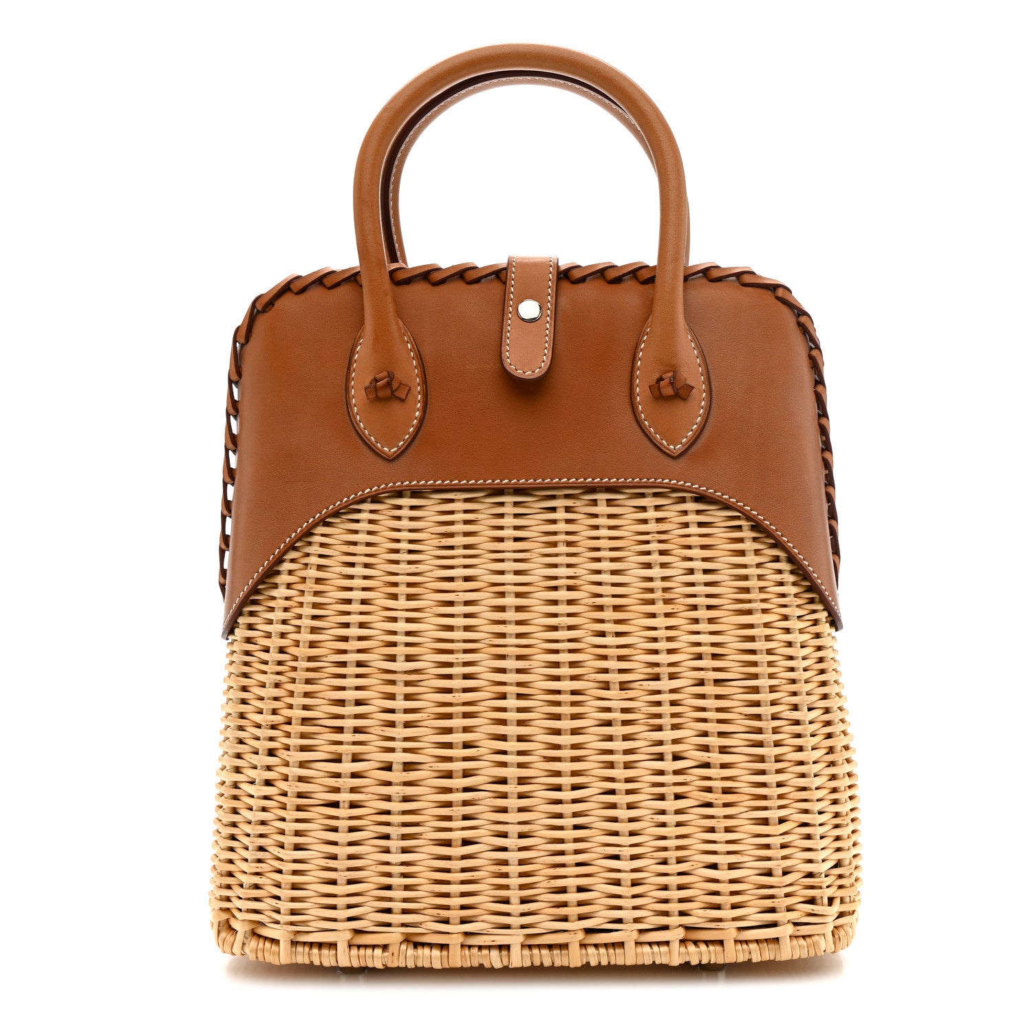 Hermes Wicker Osier Barenia Picnic Bolide Natural Fauve 1 of 14