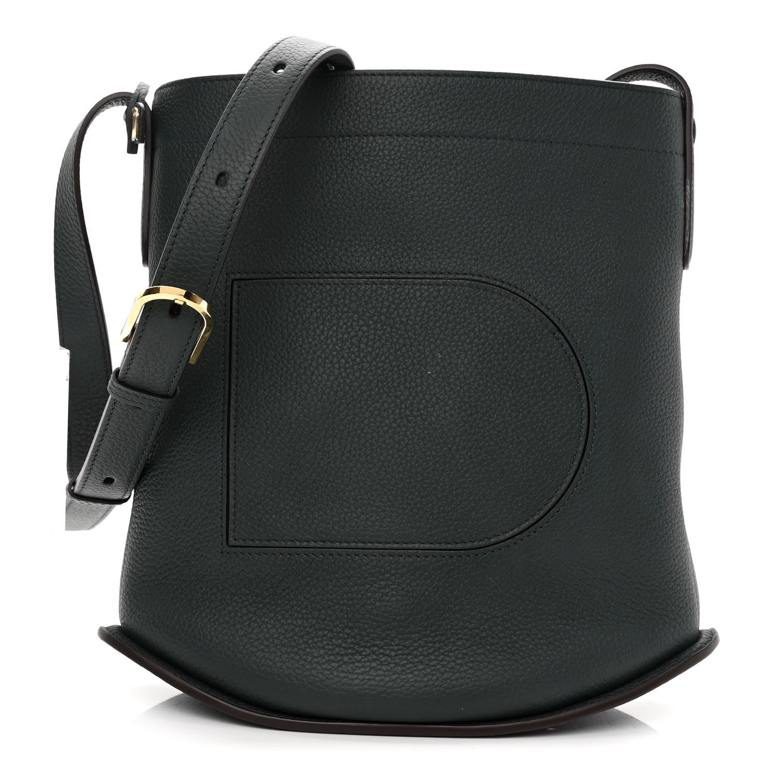 Delvaux Taurillon Pin Daily Surpique Bucket 1 of 11
