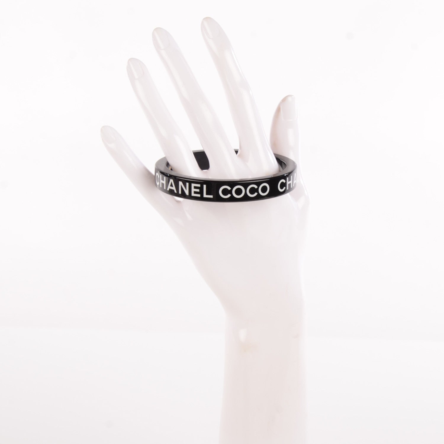 Chanel Resin Coco Bangle Black 2 of 4