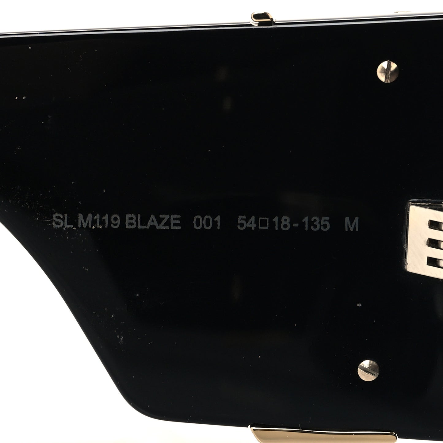 Acetate Blaze Sunglasses SL M119 Black