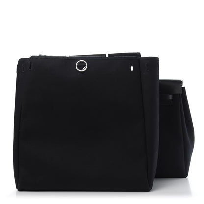 Hermes Toile Vache Calfskin Herbag 39 MM Black 3 of 19