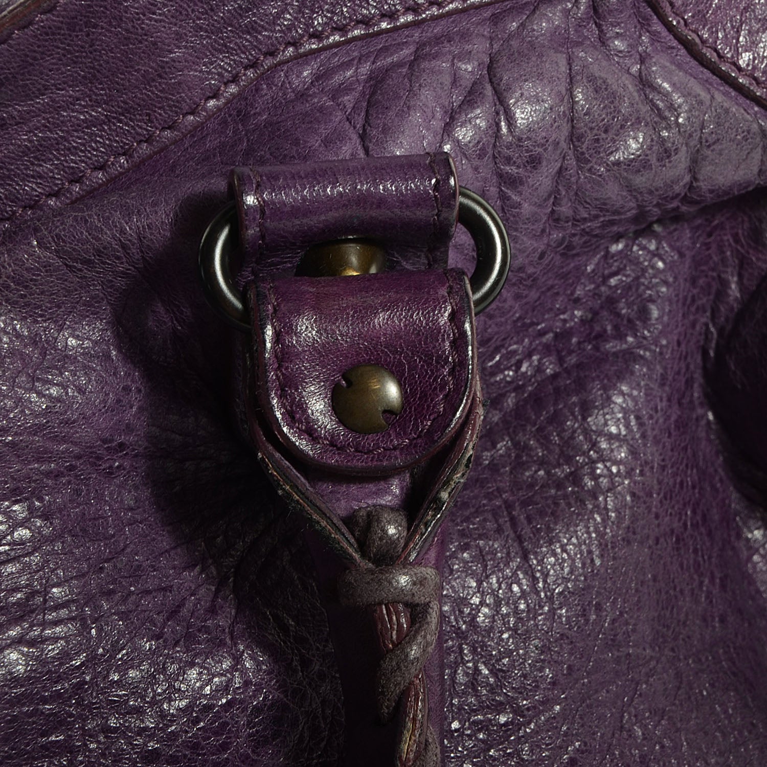 Balenciaga Agneau Classic Hardware City Raisin 4 of 12