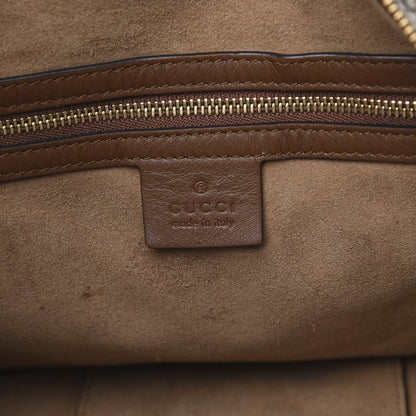 Gucci GG Supreme Monogram Large Linea A Hobo Light Brown 6 of 13