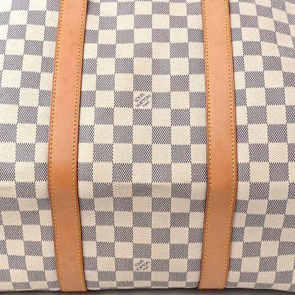 Louis Vuitton Damier Azur Keepall Bandouliere 55 12 of 20