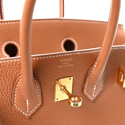 Hermes Togo Birkin 25 Gold 6 of 11