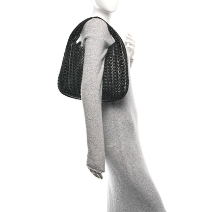 Bottega Veneta Nappa Intrecciato Medium Tornabuoni Hobo Black 2 of 9
