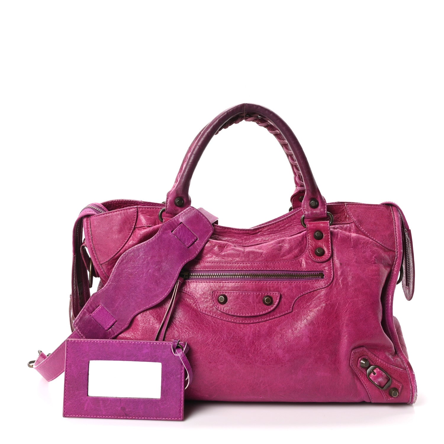 BALENCIAGA バレンシアガ Balenciaga Chevre Classic Hardware City Magenta 1890742 – FASHIONPHILE