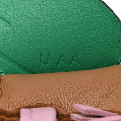 Hermes Milo Lambskin Grigri Rodeo Pegase Horse Bag Charm PM Chai Mauve Sylvestre Menthe 4 of 7