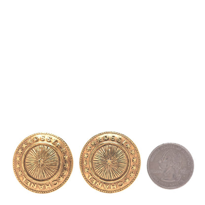 Chanel CC Clip On Earrings Gold 2 of 4