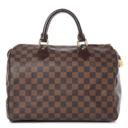 Louis Vuitton Damier Ebene Speedy 30 1 of 25