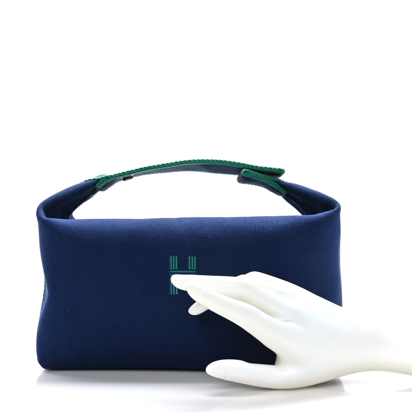 Canvas Large Bride-A-Brac Pouch Marine