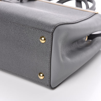 Fendi Vitello Elite Petite 2Jours Tote Grigio Grigio Chiaro 9 of 10