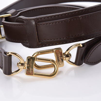 Louis Vuitton Calfskin 25mm Adjustable Shoulder Strap Brown 4 of 4