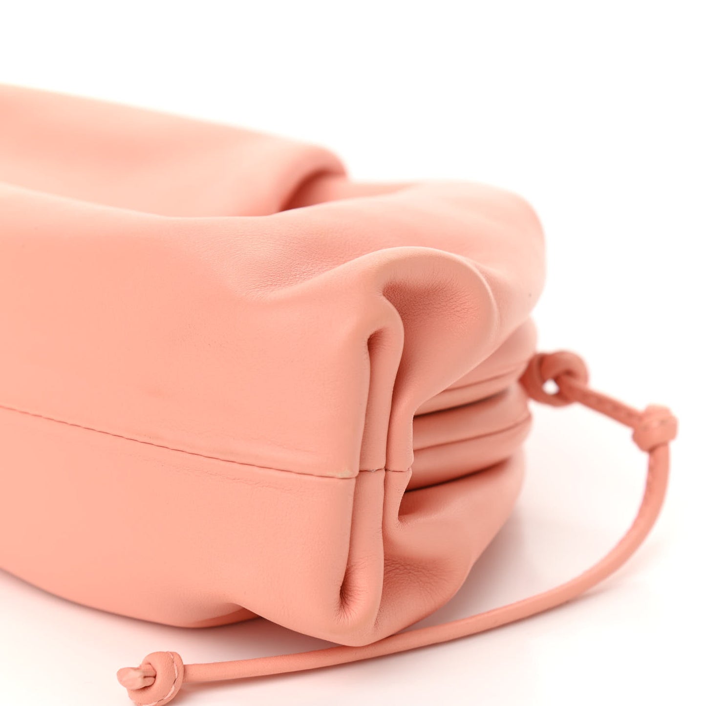 Butter Calfskin The Mini Pouch Peachy