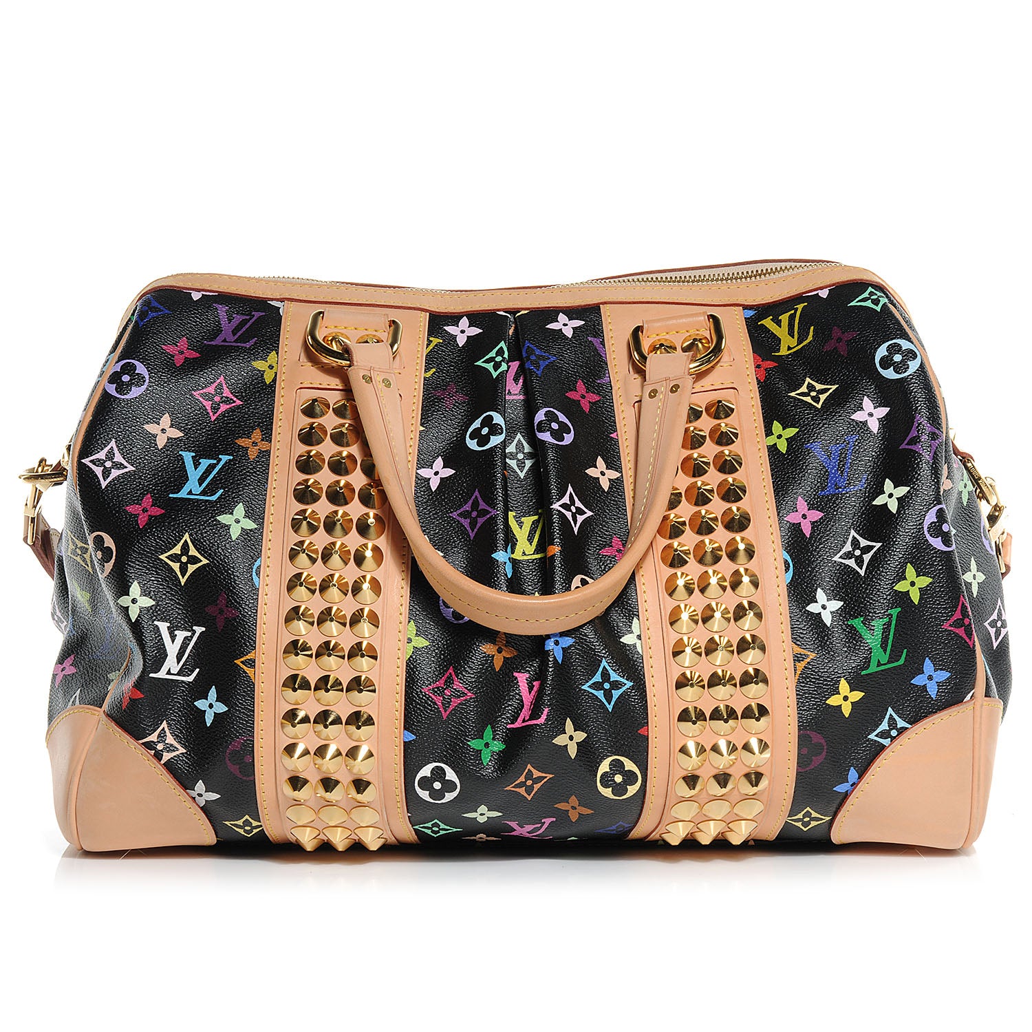 Louis Vuitton Monogram Multicolor Courtney MM Black 1 of 7