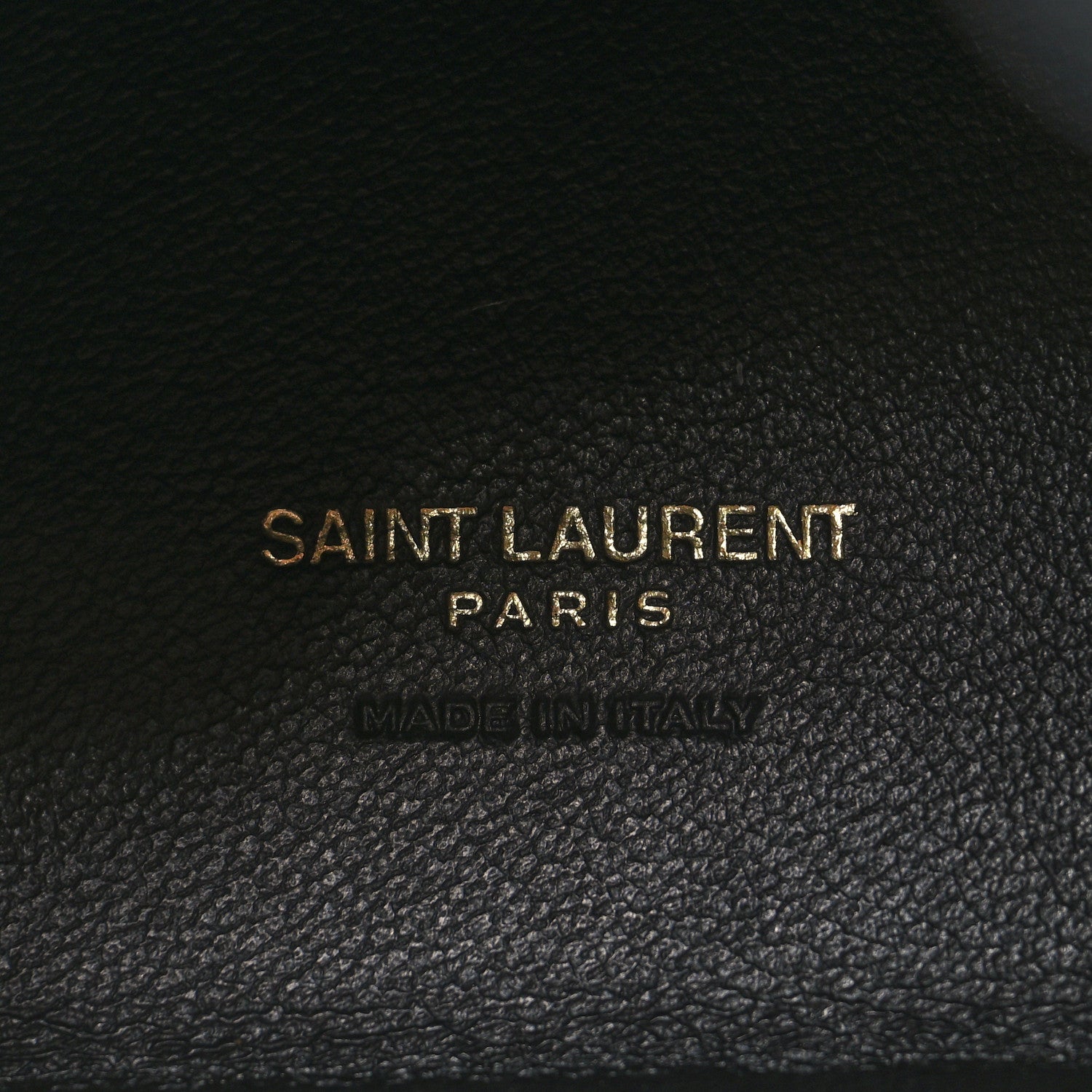 Saint Laurent Metallic Lambskin Pyramid Clutch Brome 6 of 12