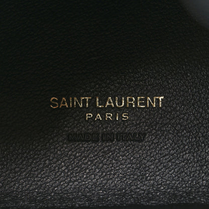 Saint Laurent Metallic Lambskin Pyramid Clutch Brome 6 of 12