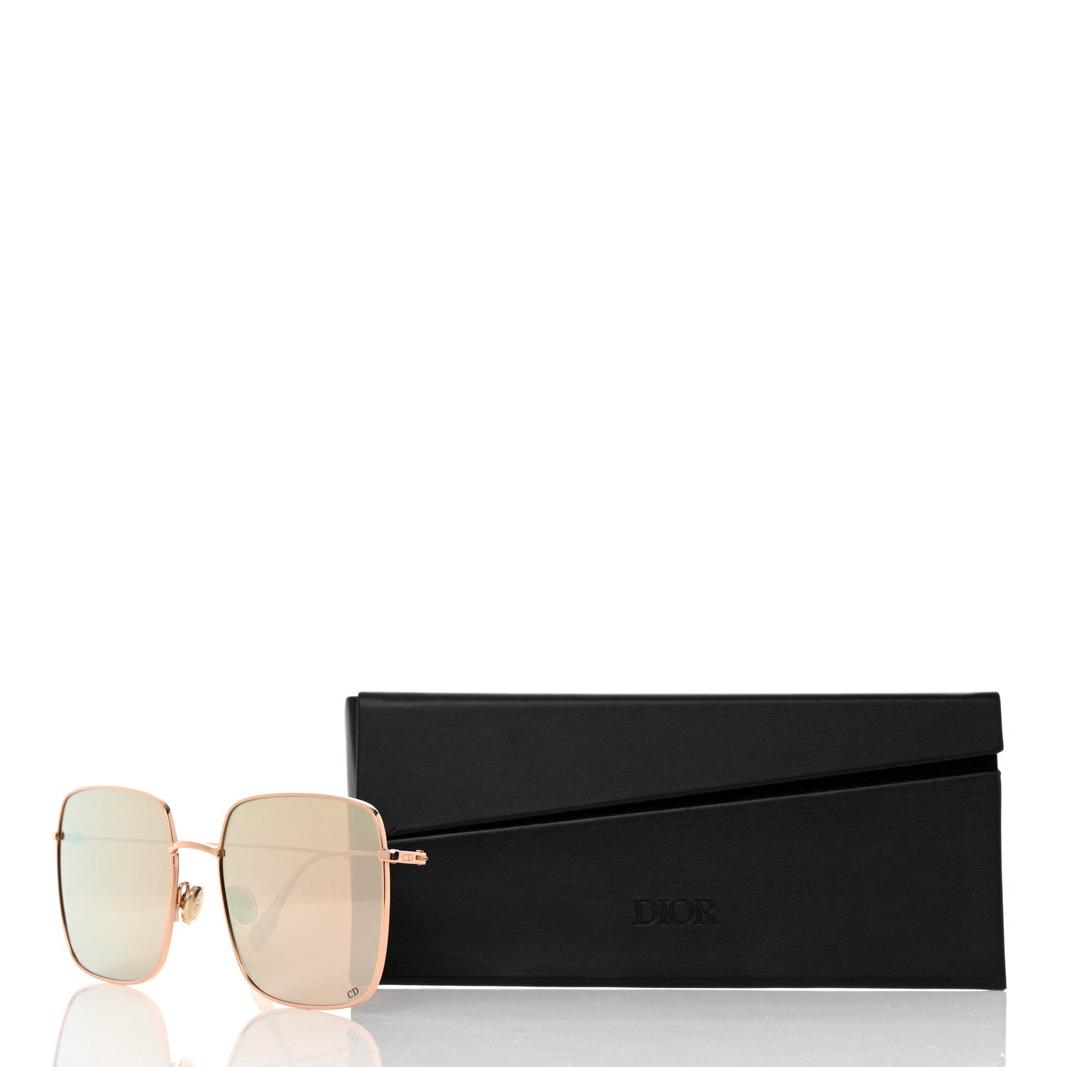 Christian Dior Metal Stellaire 1 Square Sunglasses Rose Gold 8 of 8