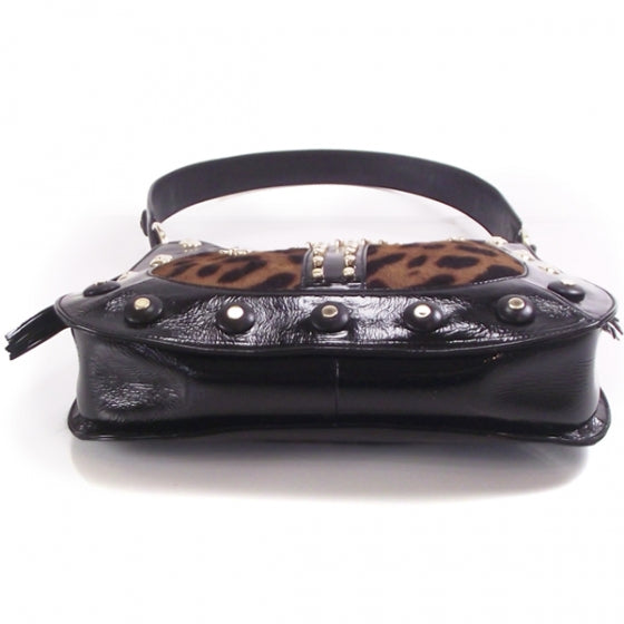 Saint Laurent Patent Leopard Shoulder Bag 4 of 8