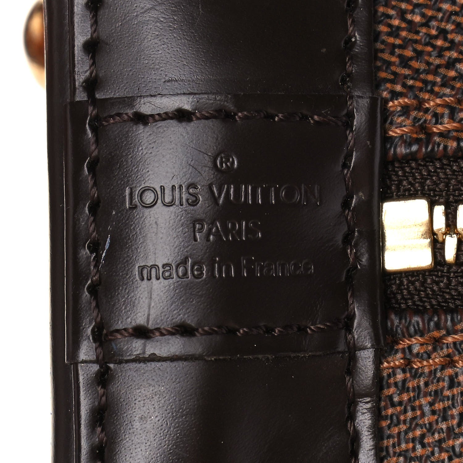 Louis Vuitton Damier Ebene Alma BB 8 of 15