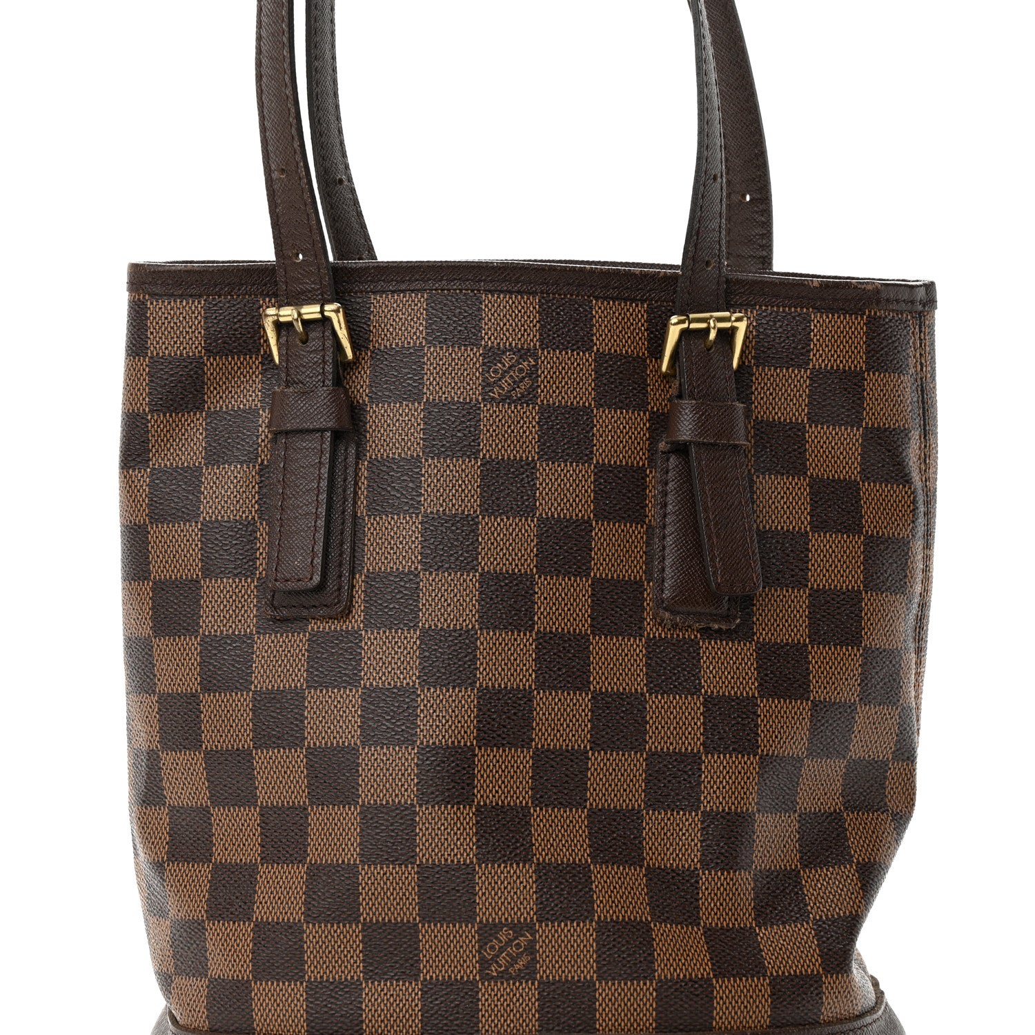 Louis Vuitton Damier Ebene Marais Bucket 23 8 of 16