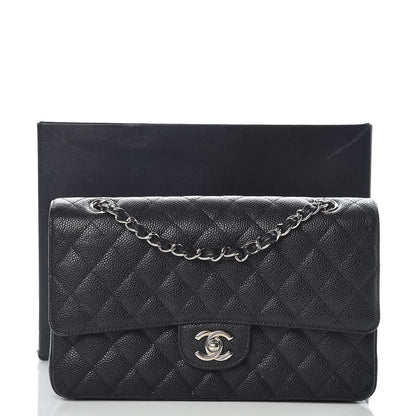 Chanel Caviar Quilted Medium Double Flap Black 12 of 12