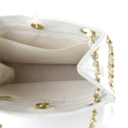 Chanel Caviar Quilted Shoulder Bag White 5 of 10