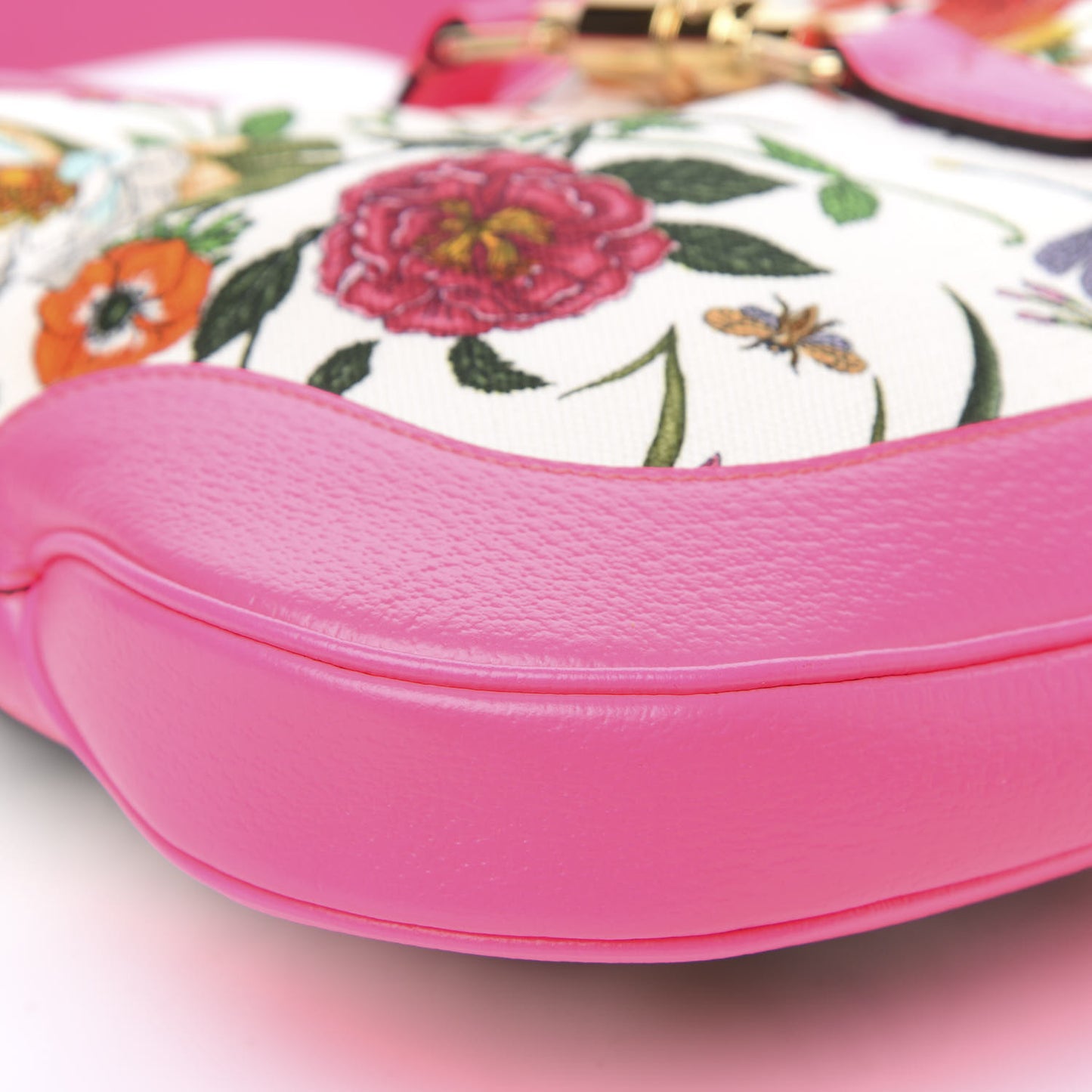 Canvas Flora Medium Jackie Hobo Fuchsia