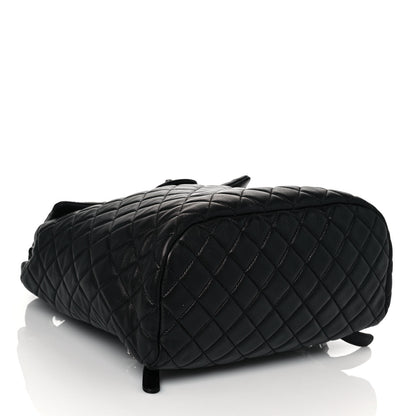 Chanel Calfskin Quilted Large Urban Spirit Backpack Black 4 of 13