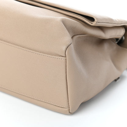 Saint Laurent Grain De Poudre Medium West Hollywood Monogram Fold-Over Nude Powder 9 of 9