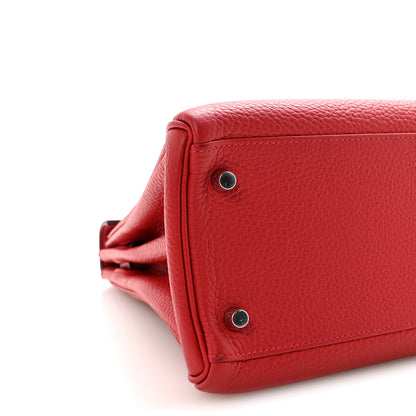 Hermes Togo Kelly Retourne 32 Rouge Casaque 9 of 10