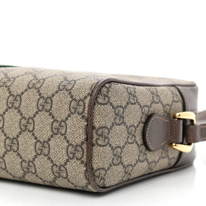 Gucci GG Supreme Monogram Web Small Ophidia Shoulder Bag Brown 10 of 10