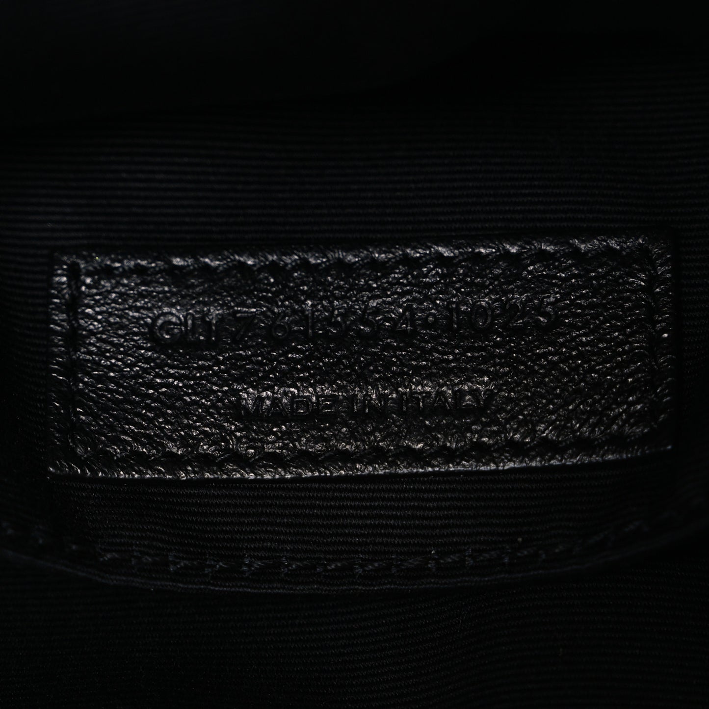 Calfskin Matelasse Monogram Lou Camera Bag Black