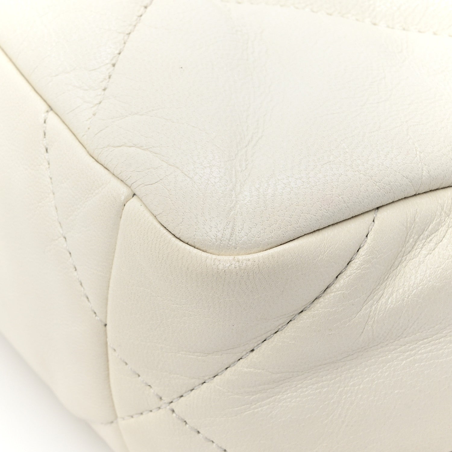 Chanel Lambskin Quilted Medium Chanel 19 Flap White 13 of 14