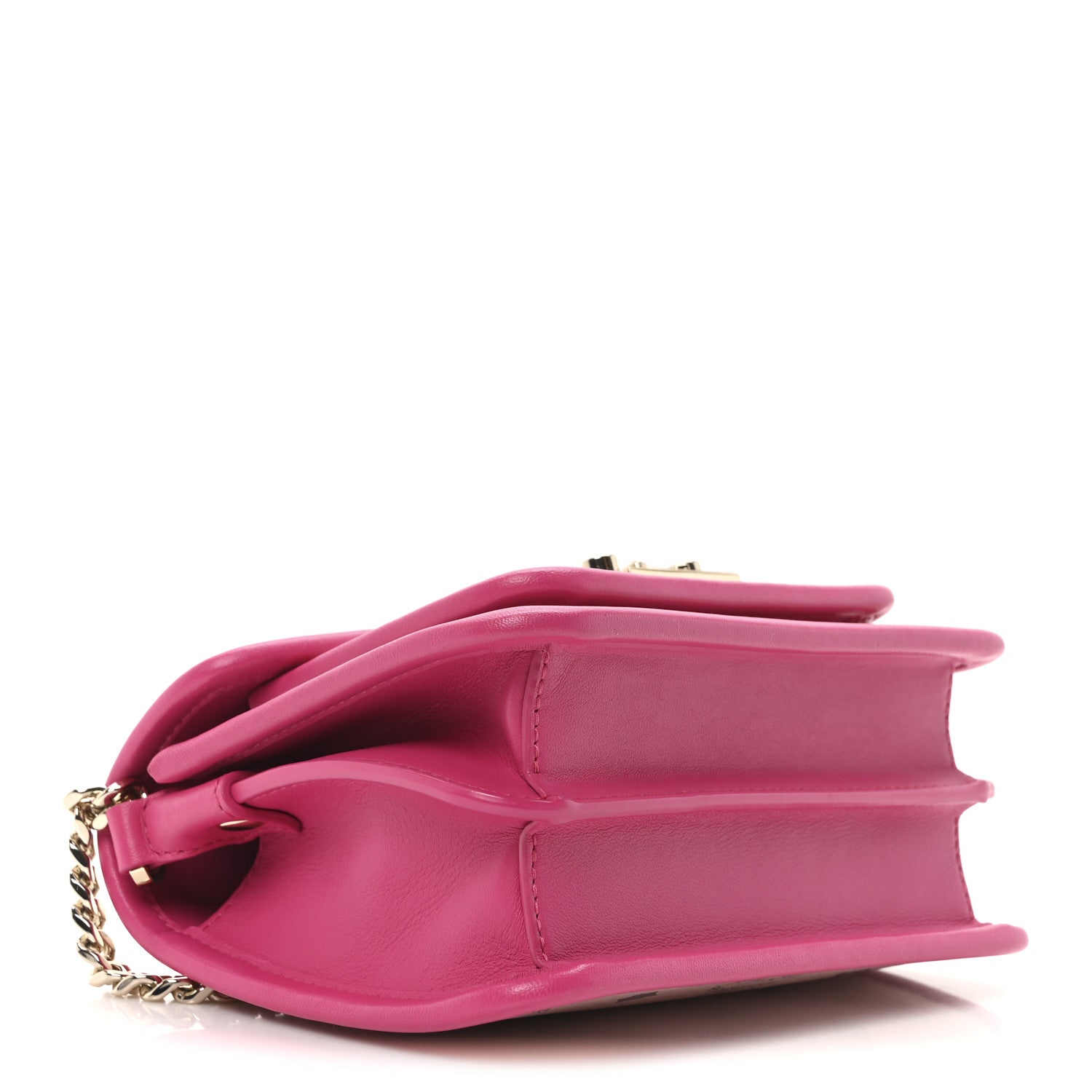 MCM Visetos Mini Patricia Satchel Pink 4 of 9