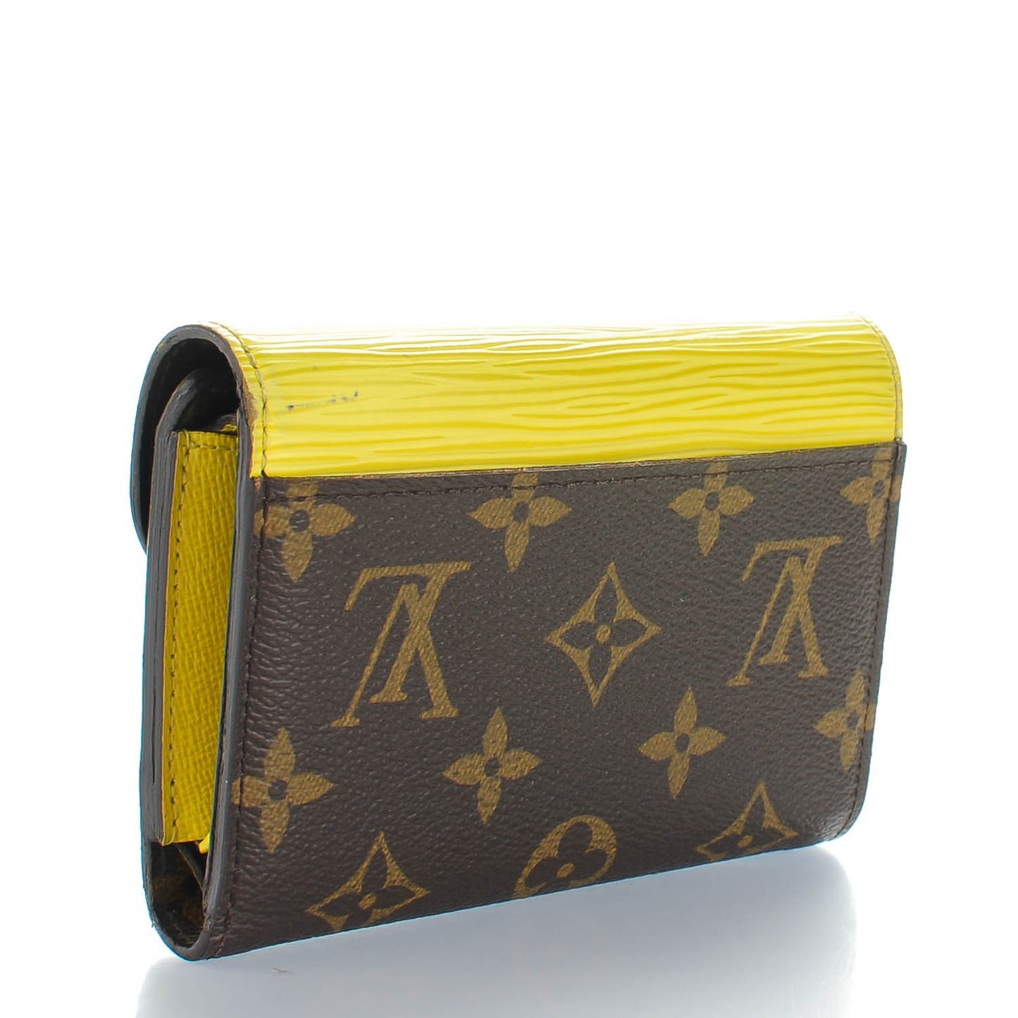Epi Monogram Marie-Lou Compact Wallet Pistache