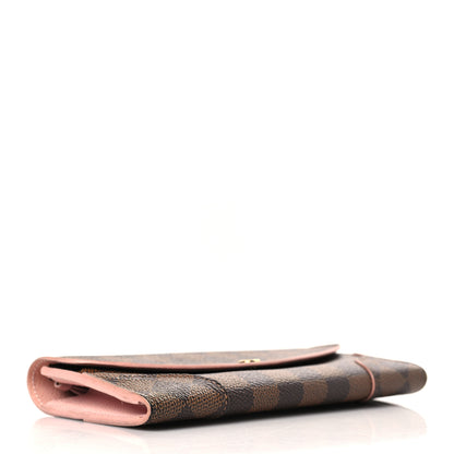 Louis Vuitton Damier Ebene Caissa Wallet Rose Ballerine 4 of 7