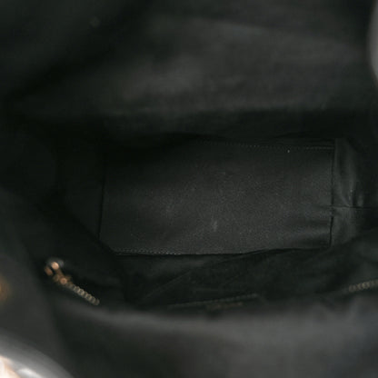 Saint Laurent Lambskin Matelasse Monogram Joe Backpack Black 5 of 10