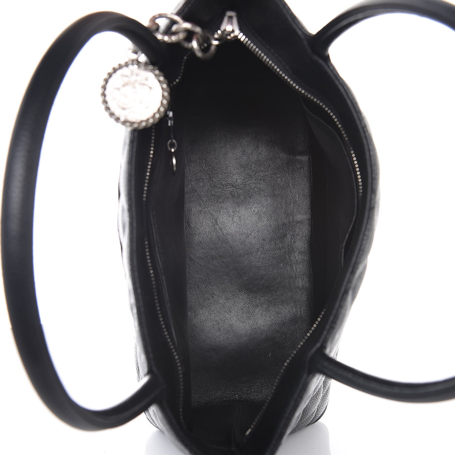 Chanel Caviar Quilted Medallion Tote Black 5 of 11