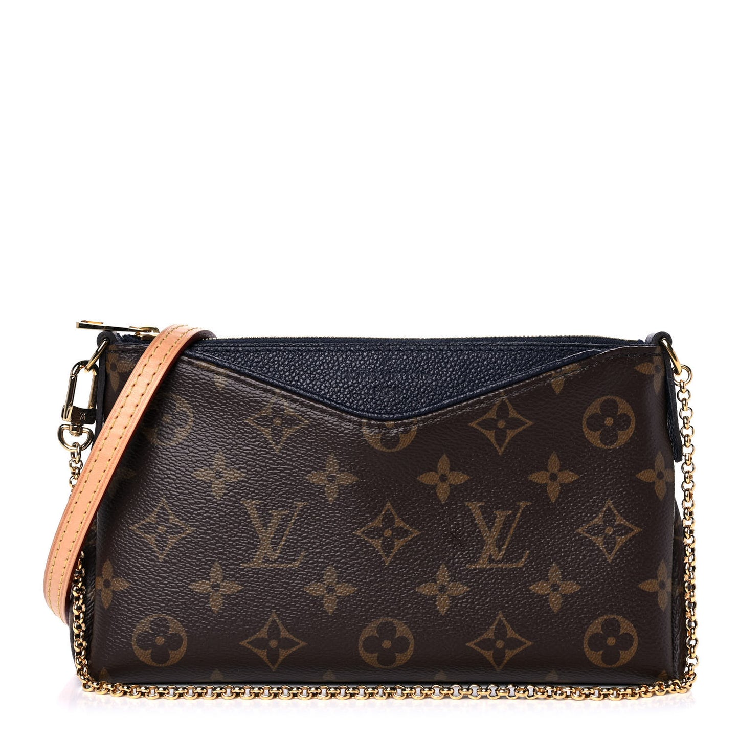 Monogram Pallas Clutch Blue Marine