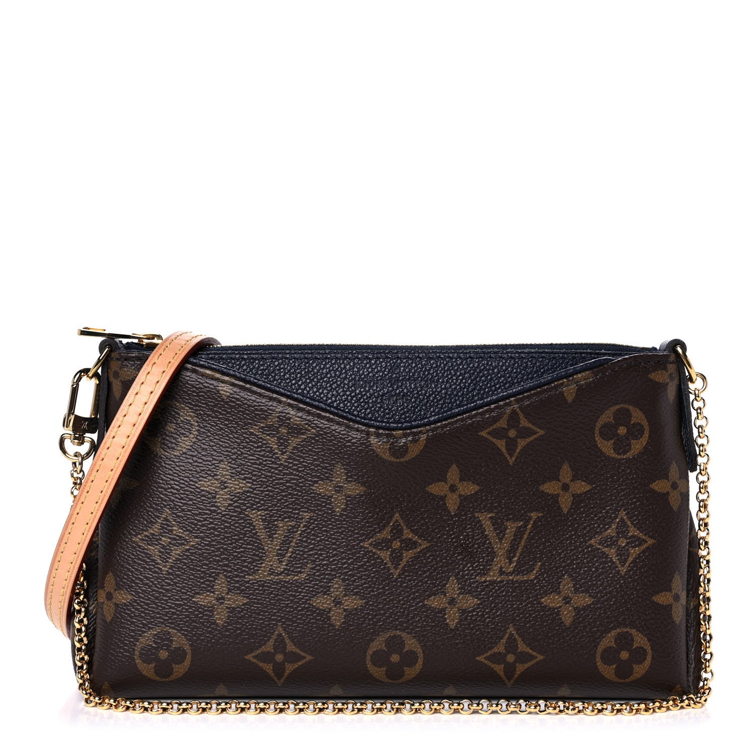 Louis Vuitton Monogram Pallas Clutch Blue Marine 1 of 11