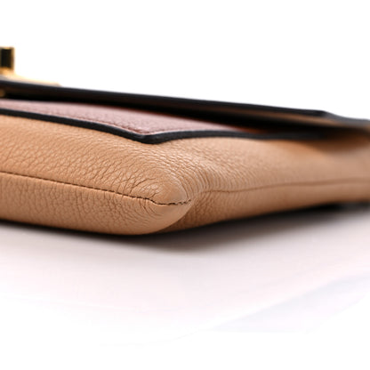 Louis Vuitton Soft Calfskin My Lockme Pochette Arizona Quartz Caramel 8 of 8