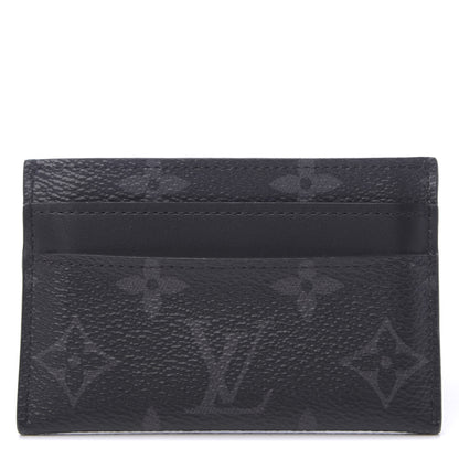Louis Vuitton Monogram Eclipse Porte-Cartes Double Card Holder 1 of 6