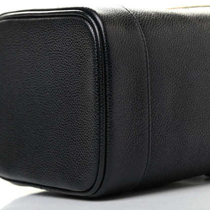 Chanel Caviar Vanity Cosmetic Case Black 10 of 11