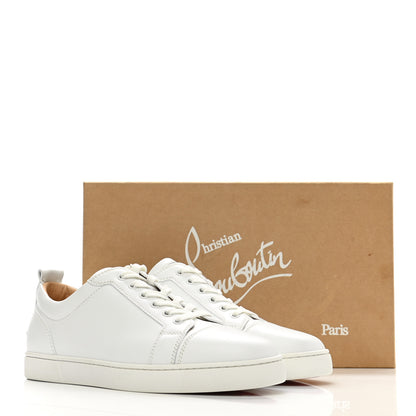 Christian Louboutin Calfskin Mens Louis Junior Flat Sneakers 42.5 White 9 of 9