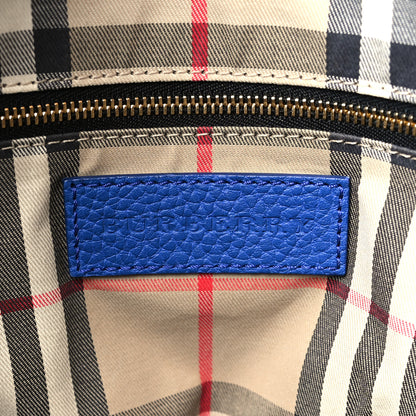 Burberry London Grainy Calfskin Medium Greenwood Bowling Bag Brilliant Blue 6 of 8