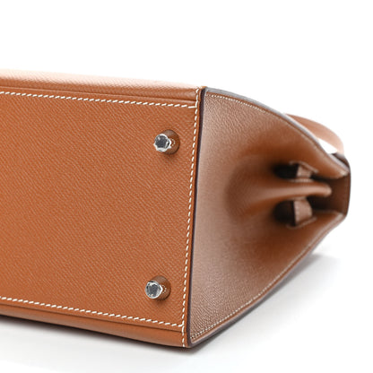 Hermes Epsom Kelly Sellier 28 Gold 8 of 11