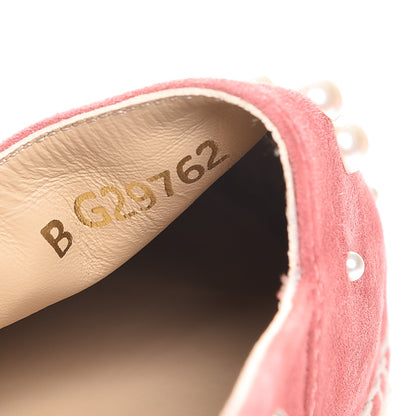 Chanel Suede Pearl CC Espadrilles 39 Pink 9 of 11