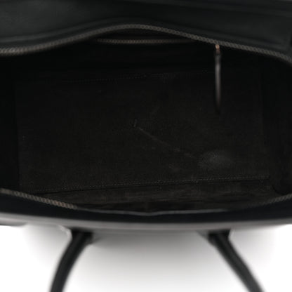 Celine Drummed Calfskin Micro Luggage Black 5 of 11