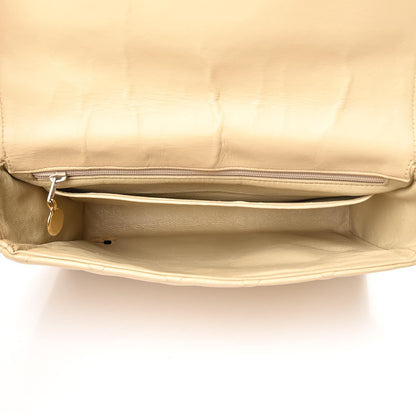 Chanel Lambskin Quilted CC Flap Beige 5 of 15